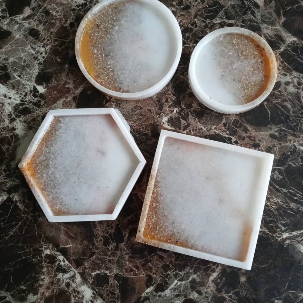 Coaster Tray set - Picture 2 of 3
